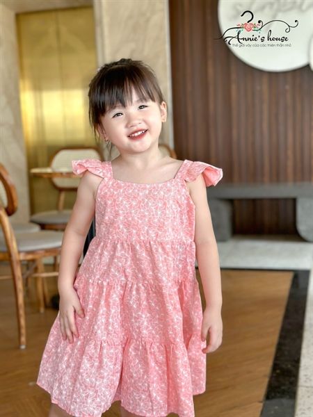  Đầm xòe cánh Bướm - Hồng 