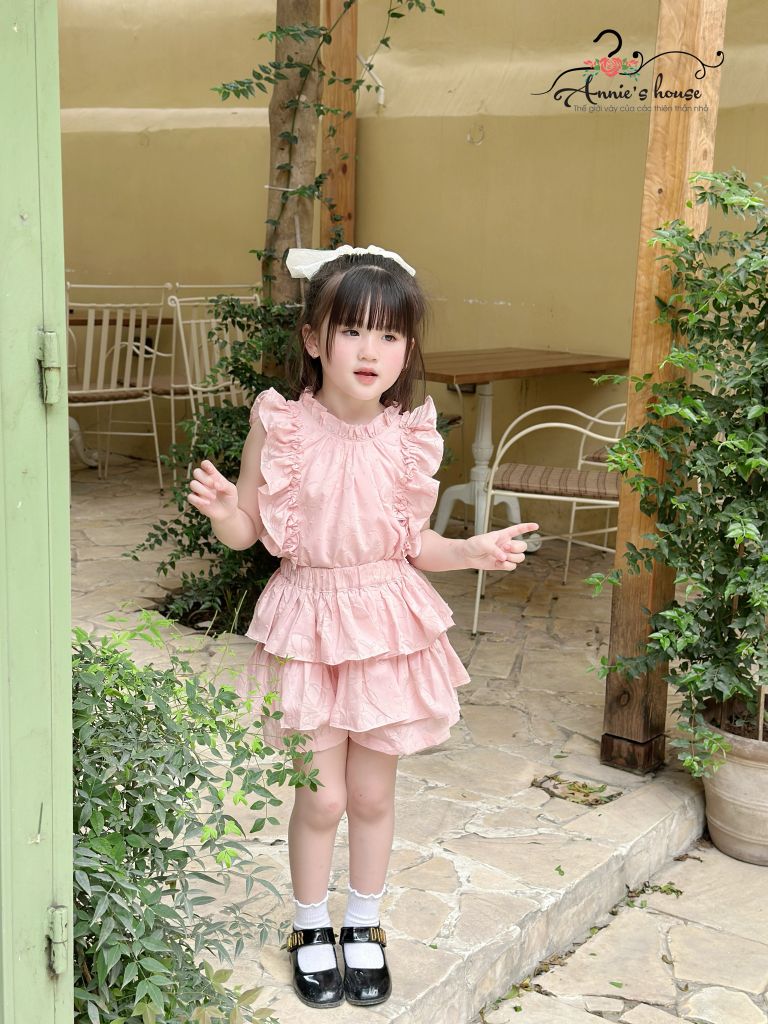  SET AMELIA TIỂU THƯ Bèo Tầng - Hồng 
