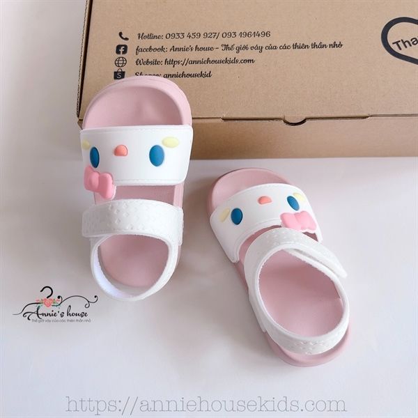  Giày sandal quai dán - Hồng 