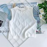  Áo thun tăm sát nách - Trắng 