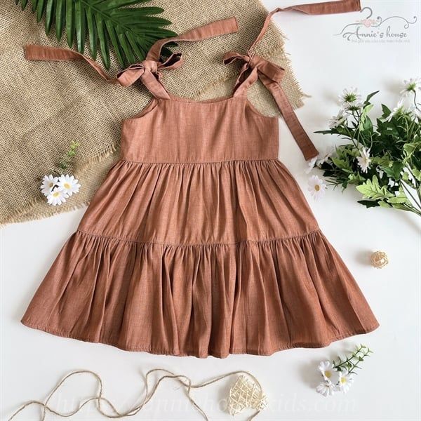  Đầm 2 dây - Cam đất 