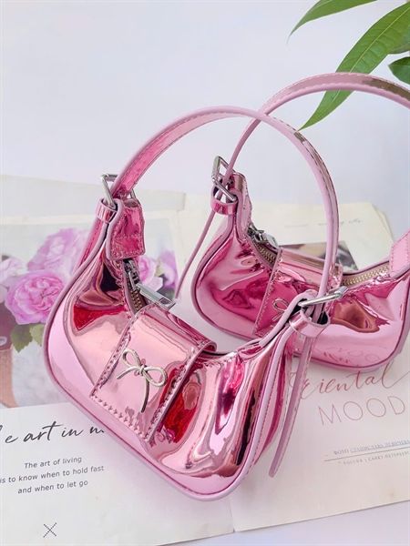  Túi xách cho bé - Túi Hồng Neon 