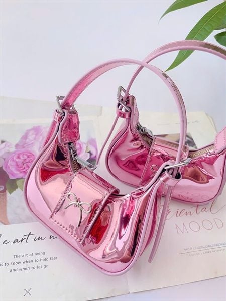  Túi xách cho bé - Túi Hồng Neon 