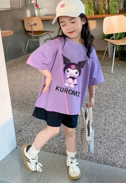  Set bộ Kuromi tím quần đen SFA 