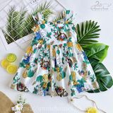  Đầm 2 dây bèo lớn - Cô gái xanh 