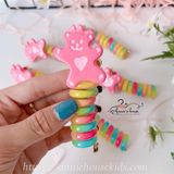  Dây cột tóc lò so - Gấu 