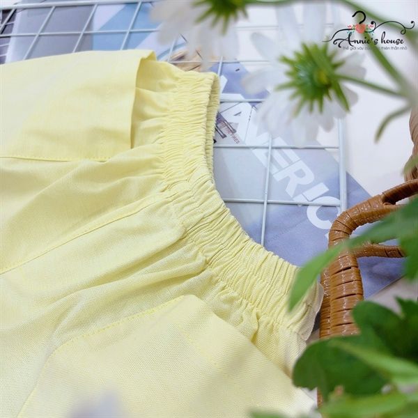  Quần đùi 2 túi - vàng 