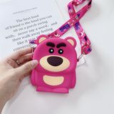  Túi gấu dâu hồng 