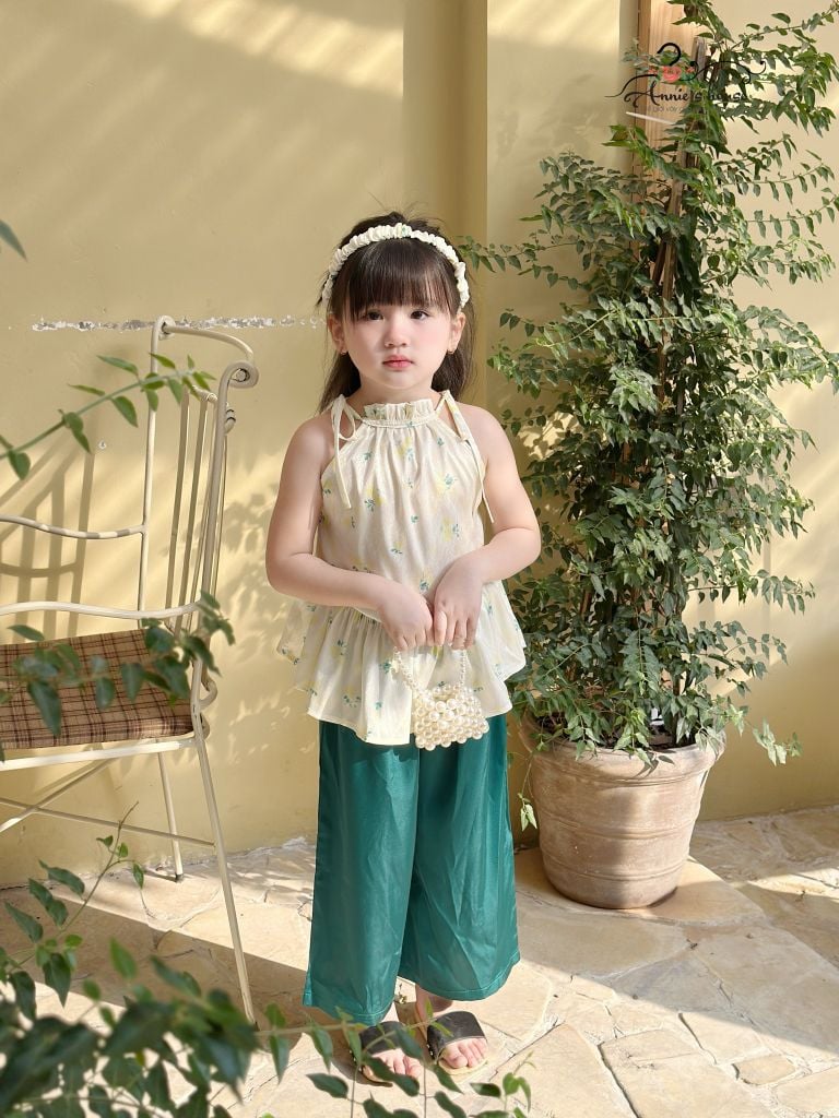  Set Yếm Nắng Xuân - Hoa Vàng 