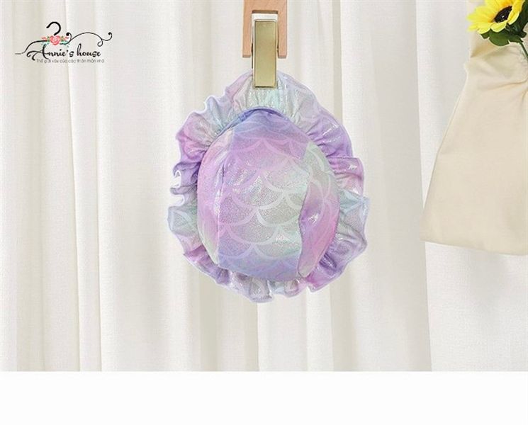  Đồ bơi tím kèm nón 