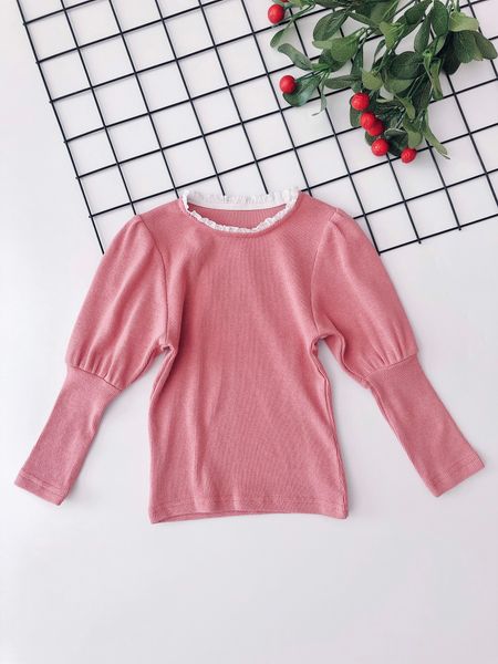  Áo thun tay phồng- Hồng 