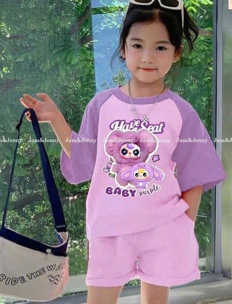  Set bộ Baby Purple tím Jam & Jen 