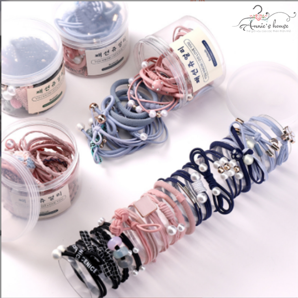  Hộp cột tóc set 50 dây 