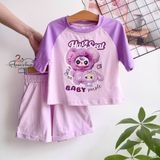  Set bộ Baby Purple tím Jam & Jen 