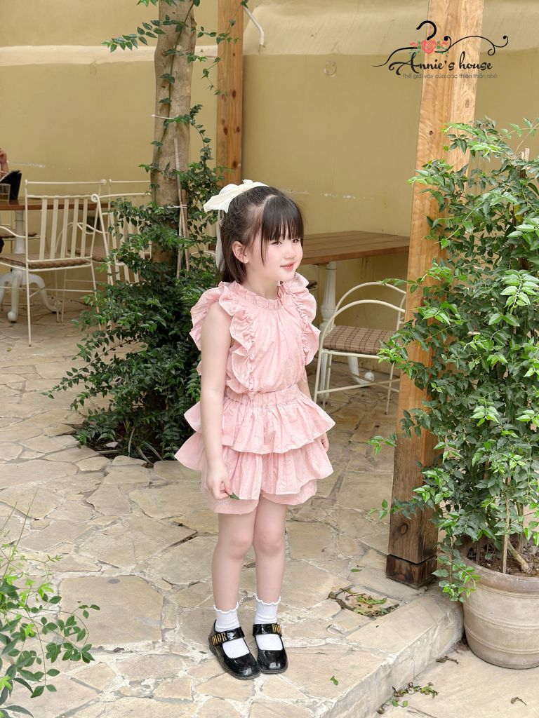  SET AMELIA TIỂU THƯ Bèo Tầng - Hồng 