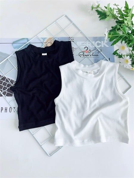  Áo thun tăm sát nách - Trắng 