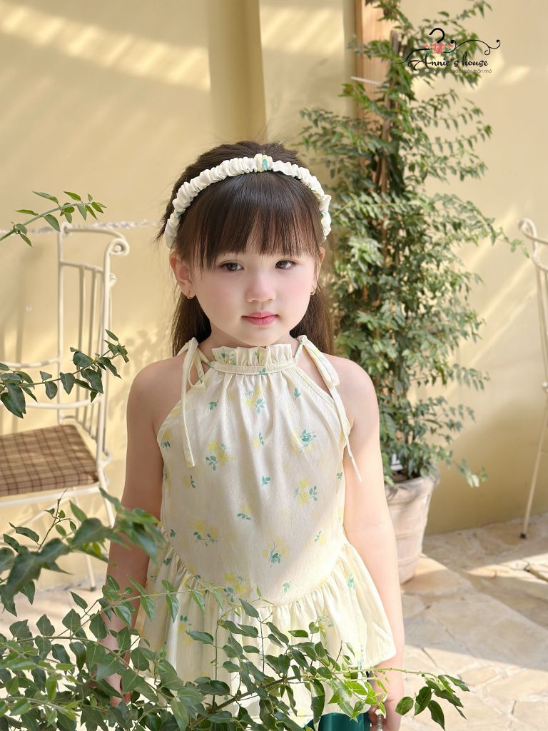  Set Yếm Nắng Xuân - Hoa Vàng 
