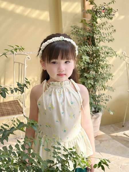  Set Yếm Nắng Xuân - Hoa Vàng 