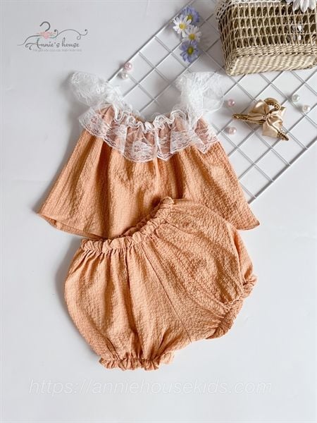  bộ ngủ bé - cam 