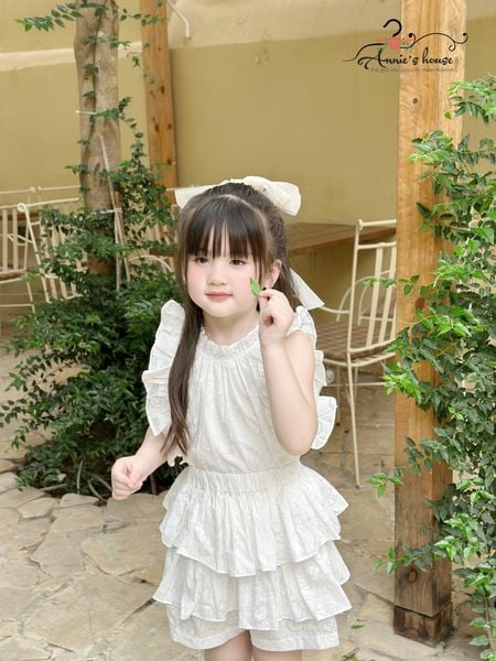  SET AMELIA TIỂU THƯ Bèo Tầng - Trắng 