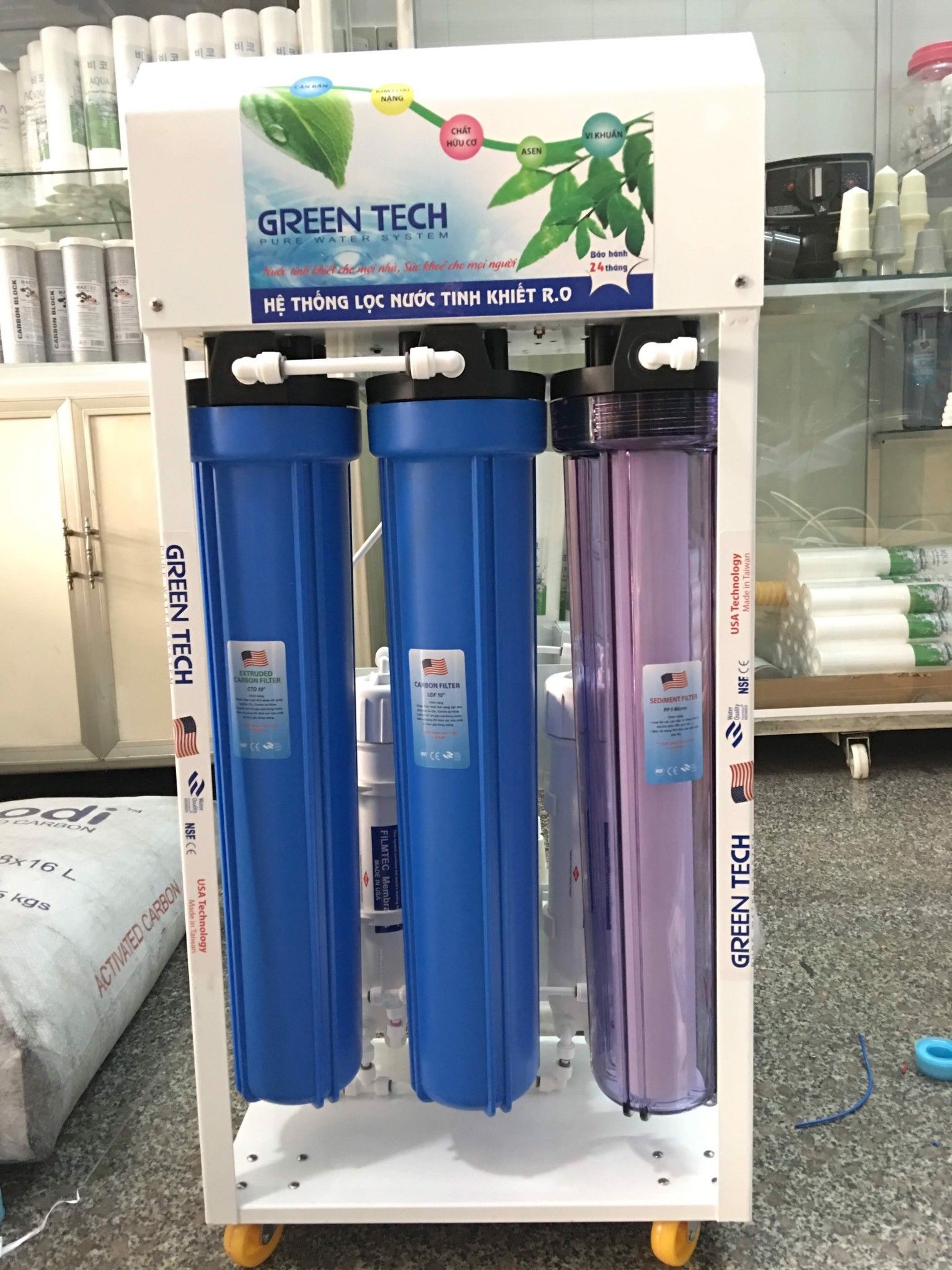 Hệ Thống Lọc Nước RO Nhà Xưởng 200 Công Nhân