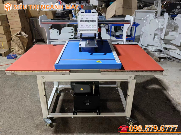 Máy Ép Nhiệt Tự Động Khí Nén Khổ 60x80CM