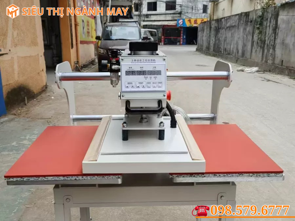Máy Ép Nhiệt Tự Động Khí Nén Khổ 40x60CM