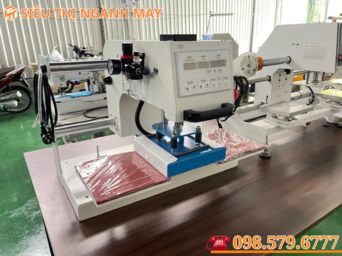 Máy Ép LoGo Tự Động Khí Nén Khổ 20x20CM