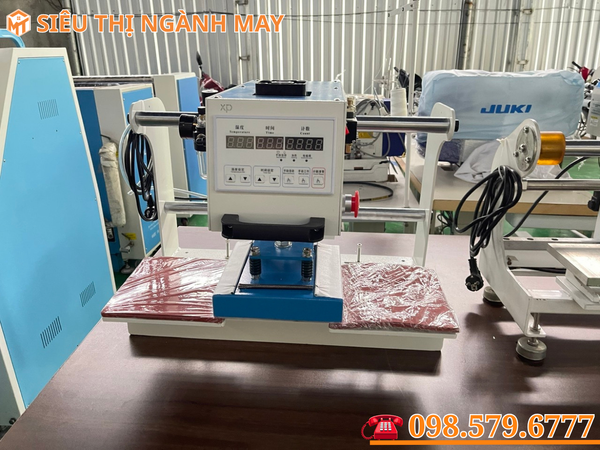 Máy Ép LoGo Tự Động Khí Nén Khổ 15x15CM