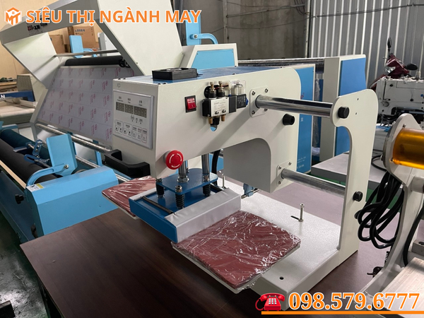 Máy Ép LoGo Tự Động Khí Nén Khổ 15x15CM