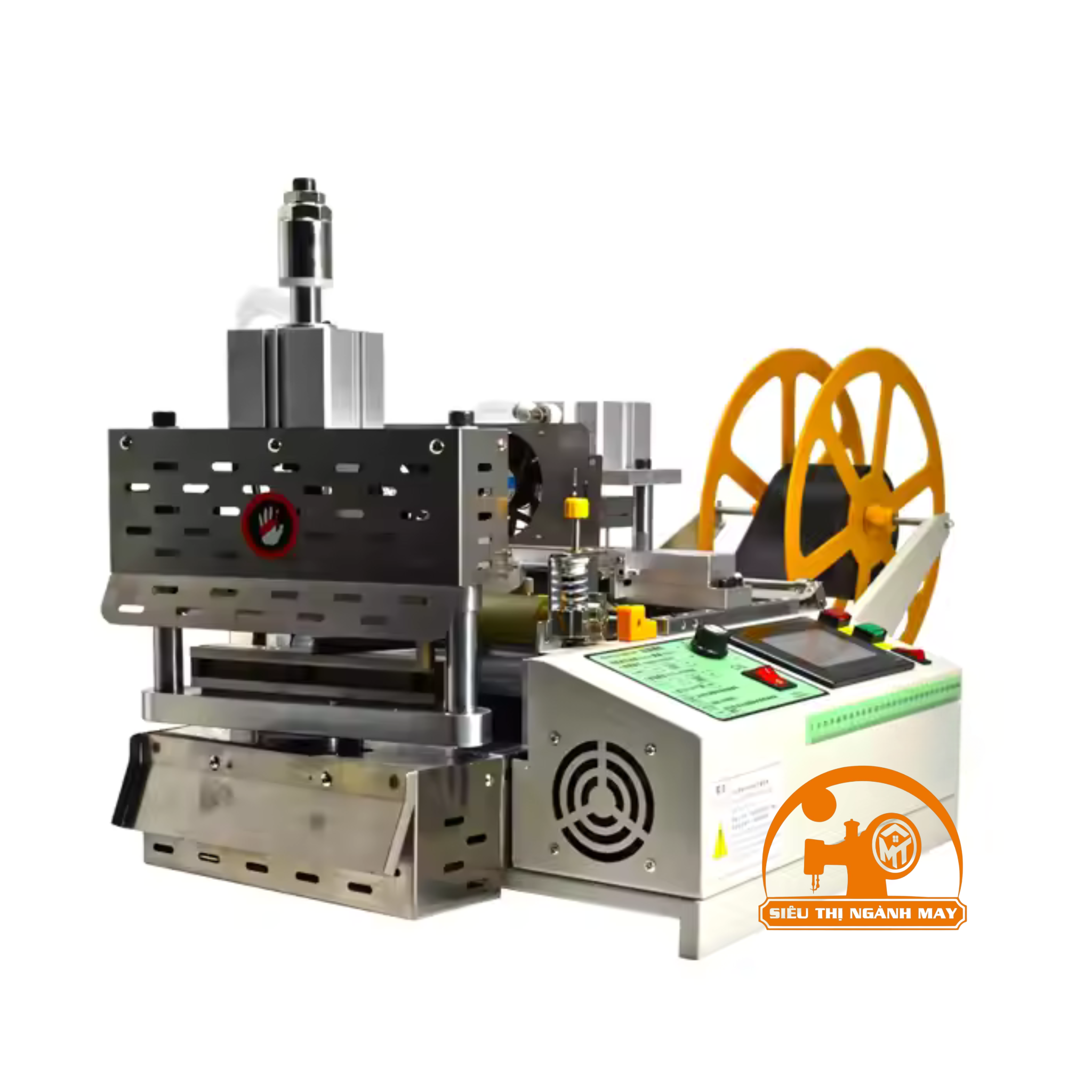 Máy Cắt Và Đục Lỗ Dây Đai Tự Động Khổ Lớn Ben Hơi