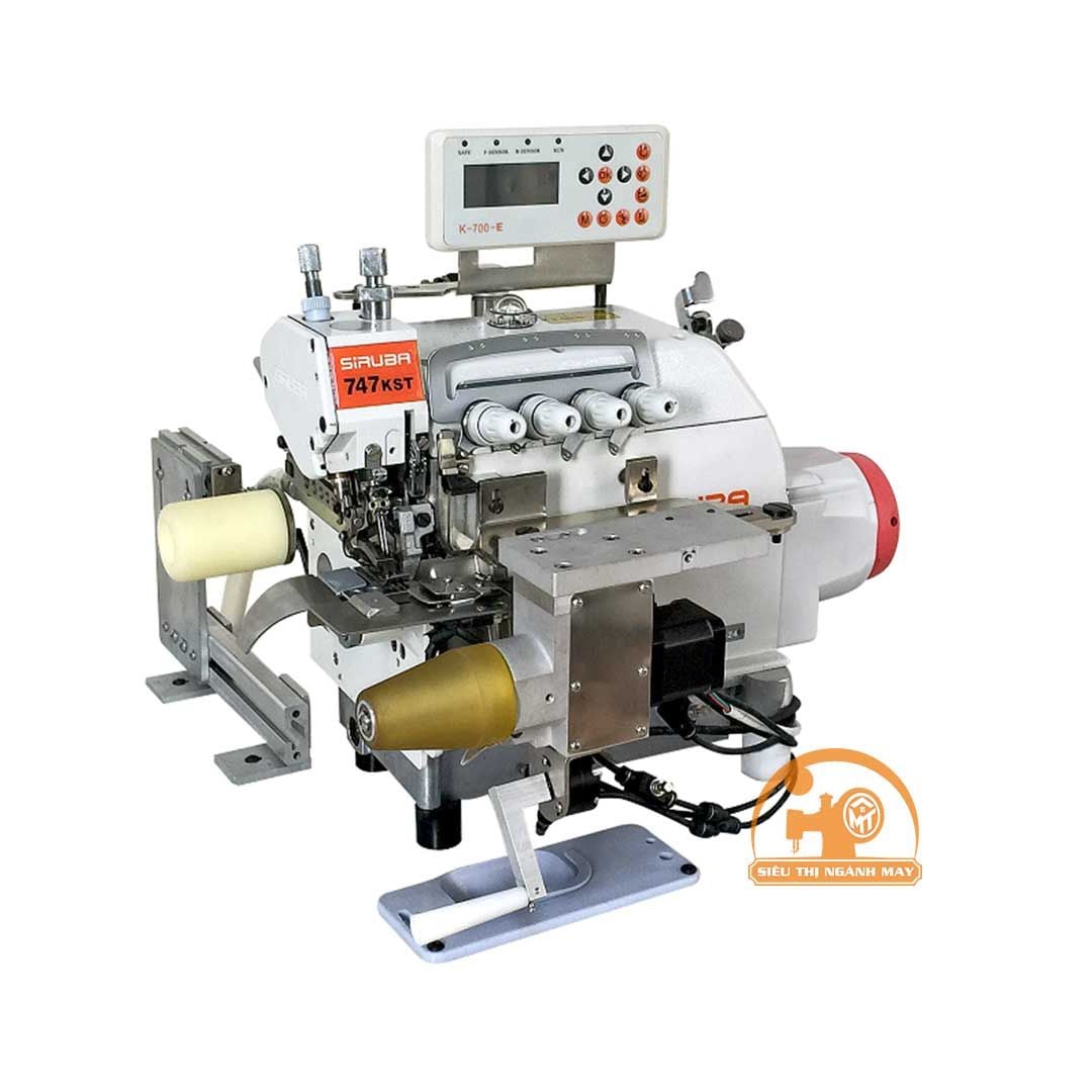 Máy Vắt Sổ 4 Ống Đầu Nhỏ Chân Vịt Cào Điện Tử 747KST-514M-3-24/VT/GS/ACS/MB