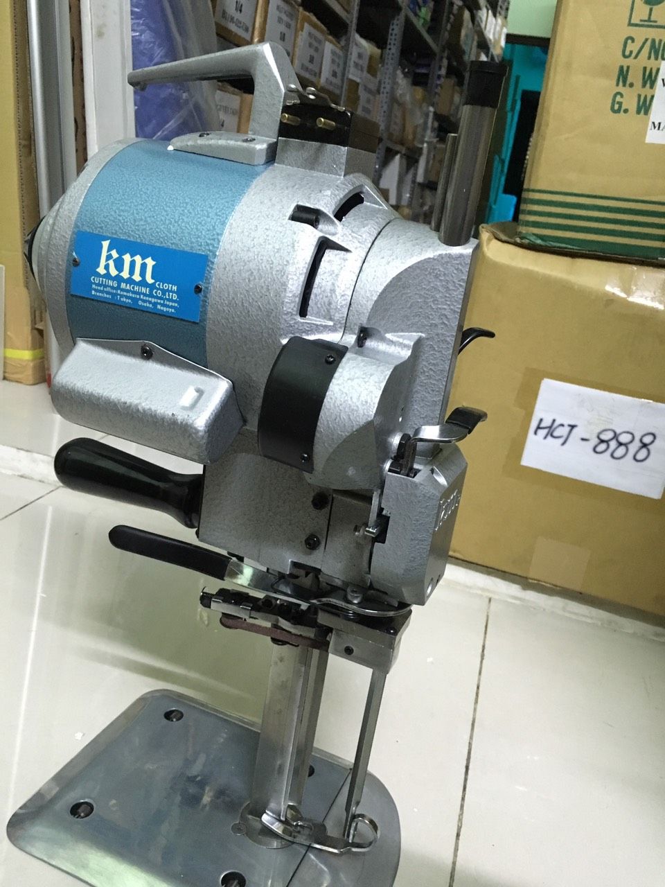 Máy Cắt Vải Đứng Hiệu KM - 5 inch