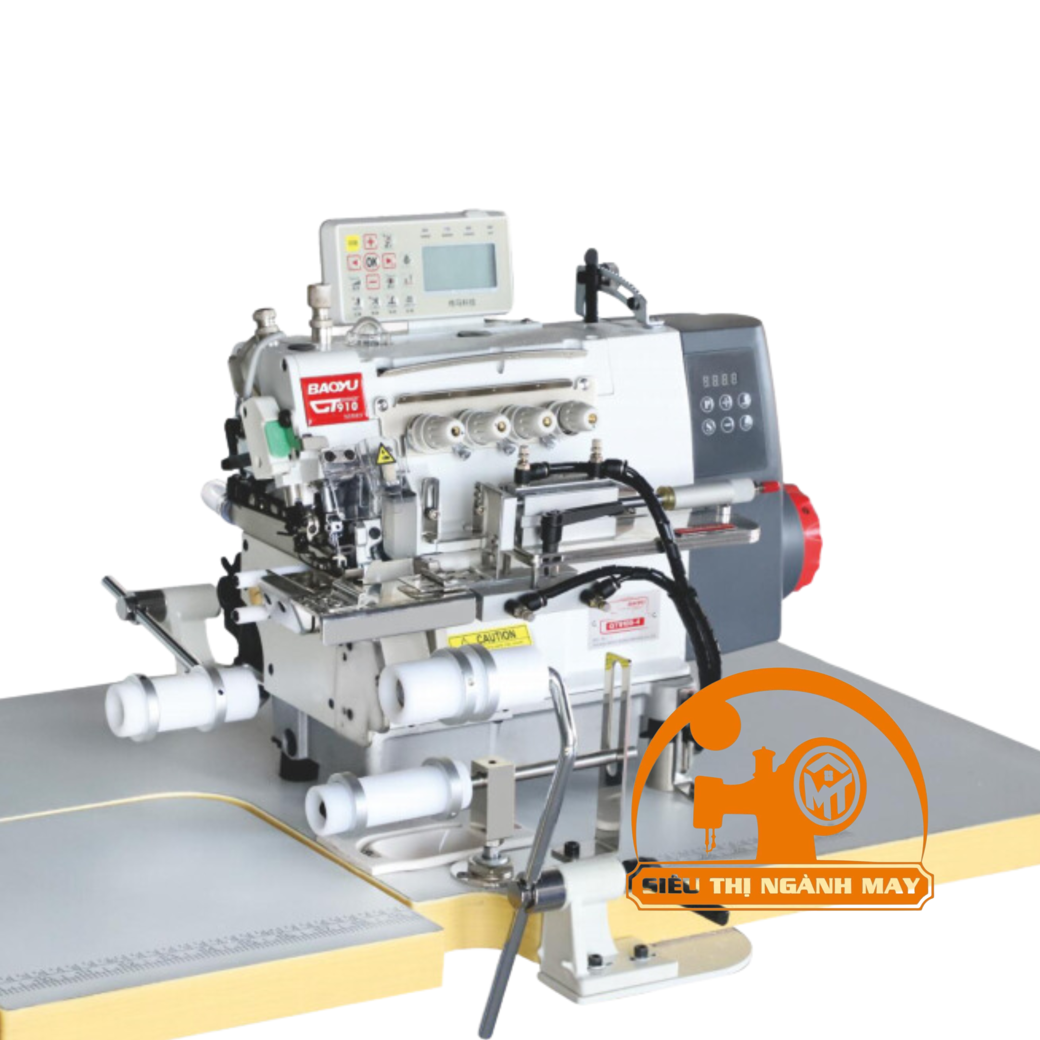 Máy Vắt Sổ Bo Tay Có Trợ Lực BAOYU GT-910-M6-514M24-KSC/S