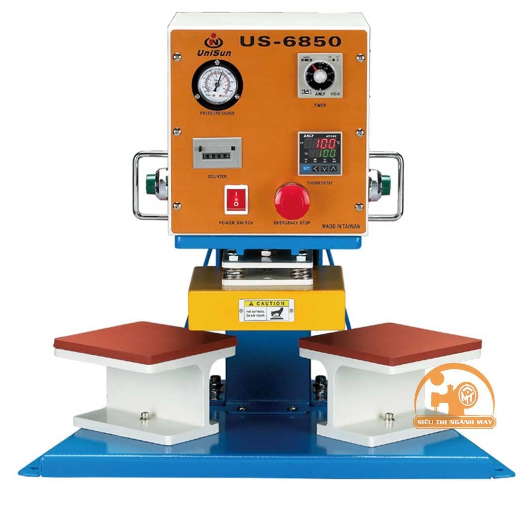 Máy Ép Chuyển Nhiệt 2 Mâm Khổ 15x15 US-6850