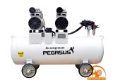 Máy nén khí không dầu, giảm âm Pegasus TM-OF750*2-70L