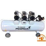 Máy nén khí không dầu, giảm âm Pegasus TM-OF750x3-120L