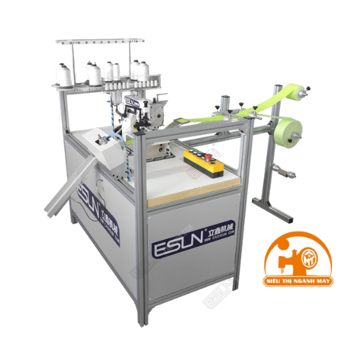 Máy làm tay cầm nệm tự động (có máy cắt)