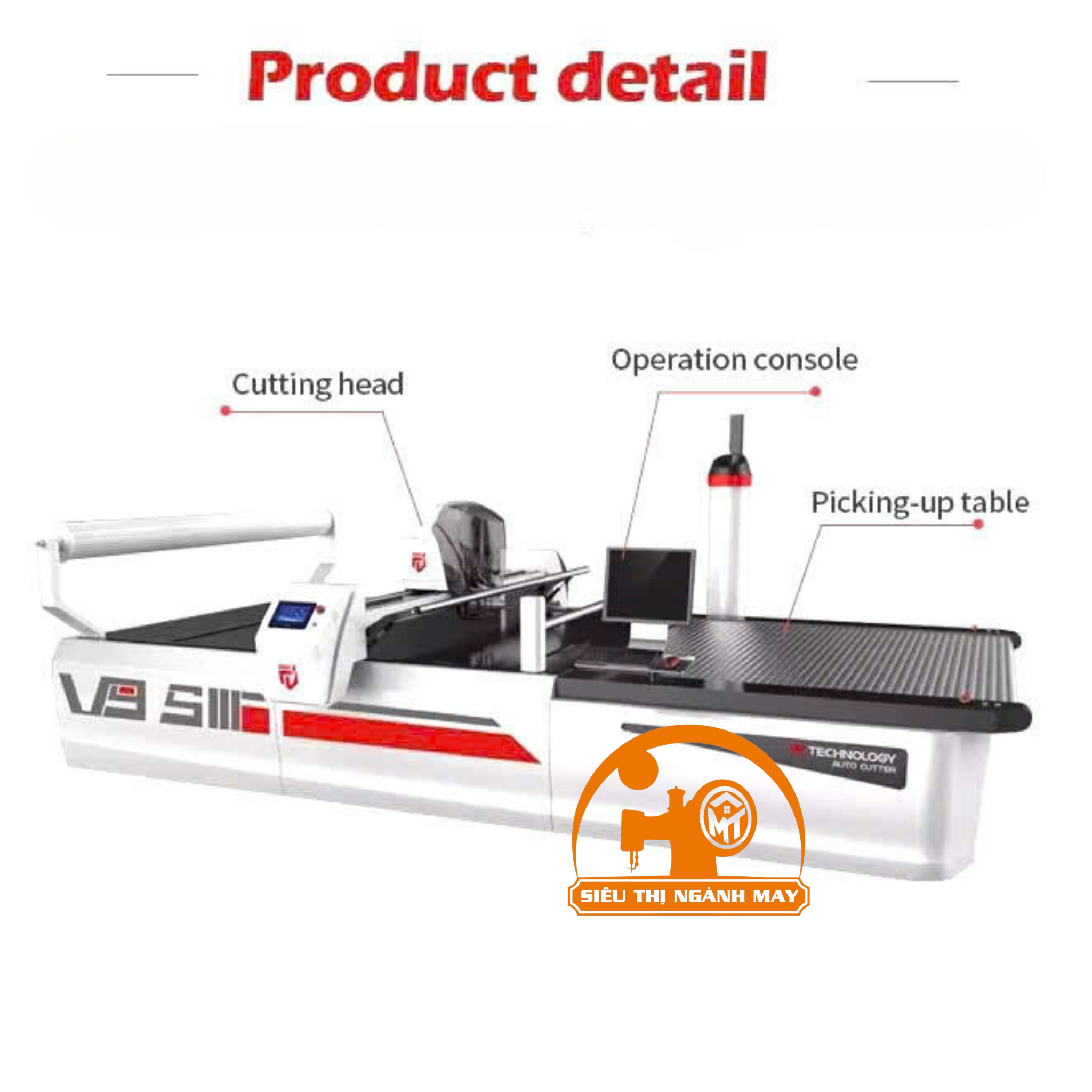 Máy Cắt Vải Tự Động YYC V9S - YY TECHNOLOGY