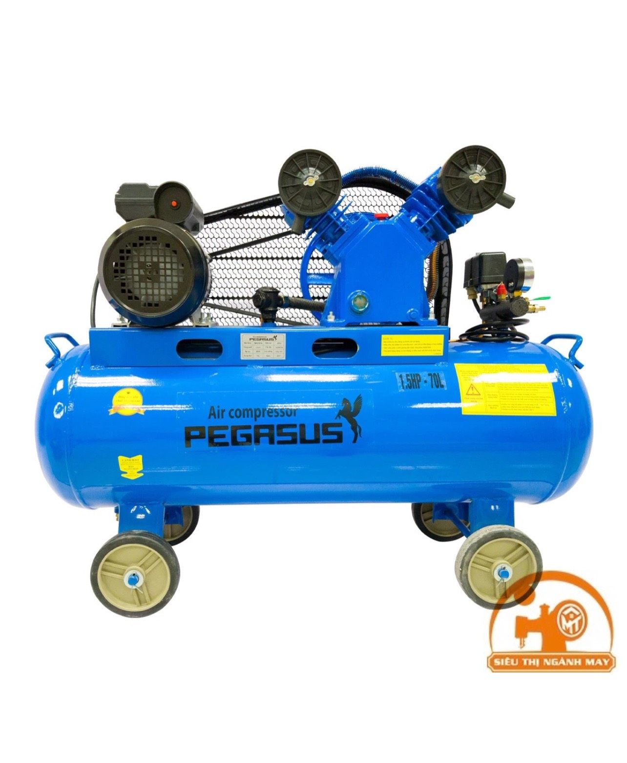 Máy nén khí dây đai PEGASUS TM-V-0.25/8-180L