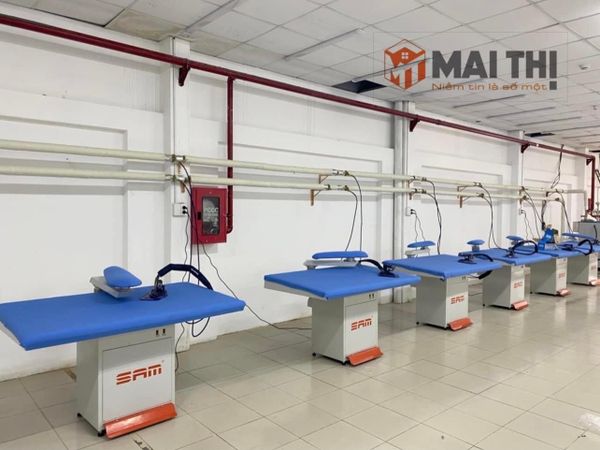 Thi Công Lắp Đặt Dây Chuyển Ủi Hơi Công Nghiệp