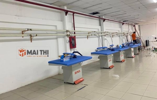 Thi Công Lắp Đặt Dây Chuyển Ủi Hơi Công Nghiệp