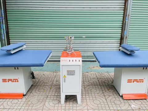 Hệ Thống Ủi Hơi Công Nghiệp Hoàn Chỉnh (2 Người ủi)