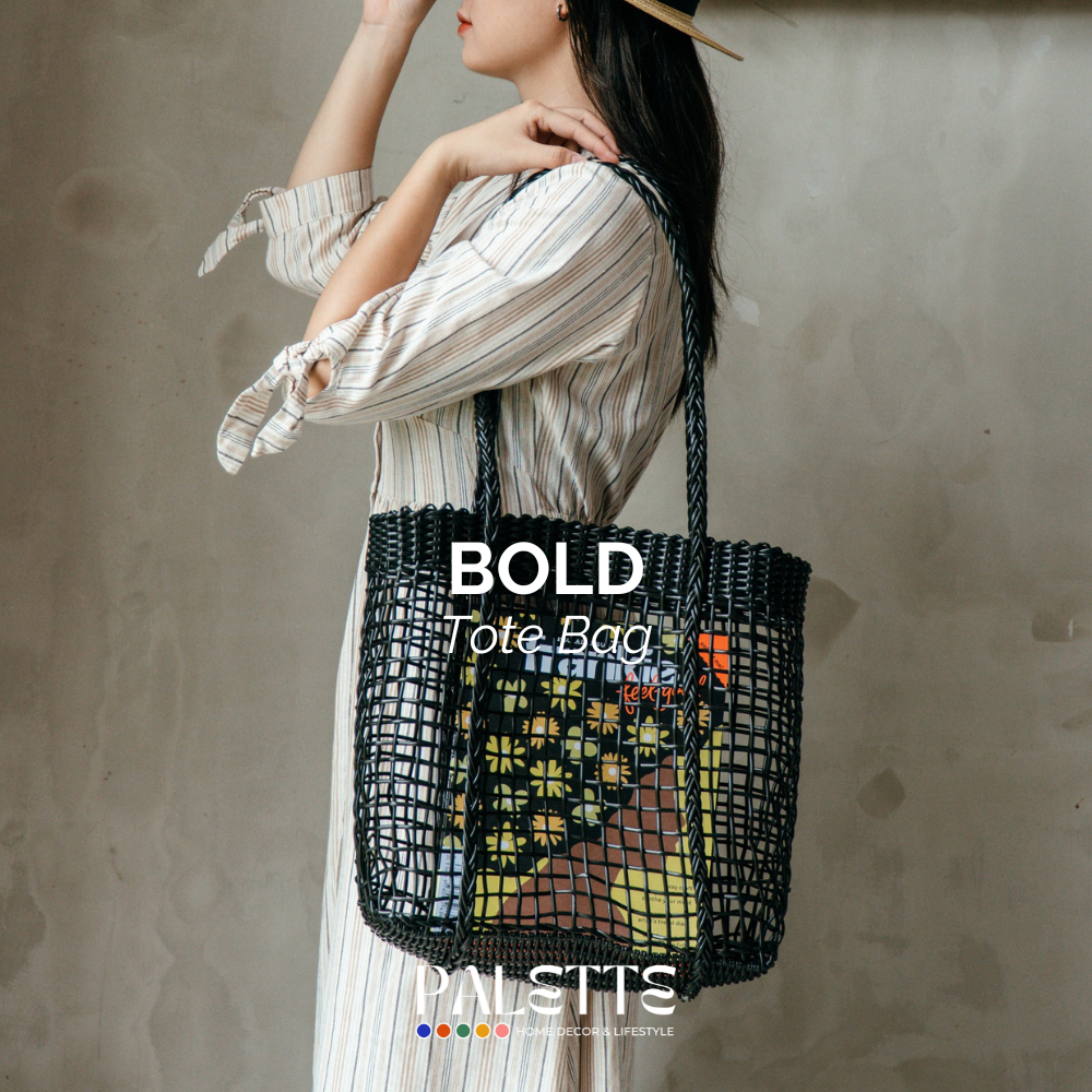  BOLD TOTE BAG - COAL BLACK 