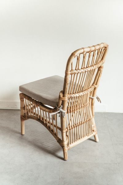  GHẾ ĂN MÂY QUEEN CHAIR - KÈM NỆM 