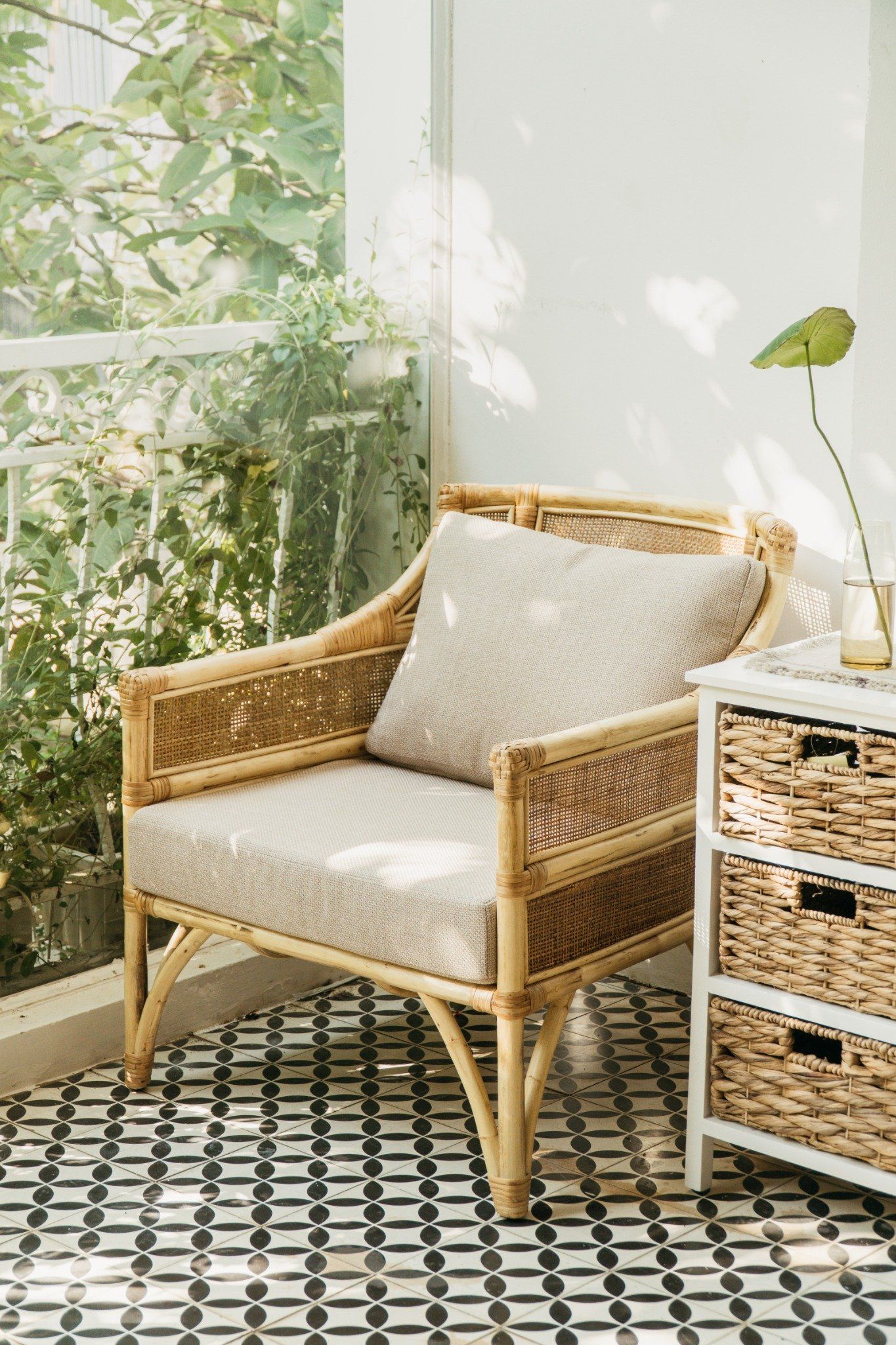  GHẾ MÂY BÀNH GRACE 