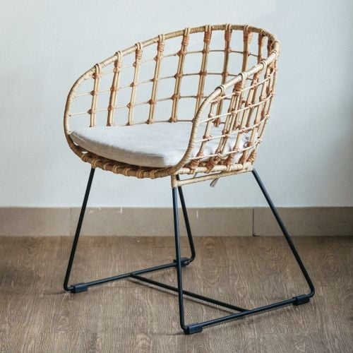  GHẾ ĂN MÂY CHÂN SẮT TĨNH ĐIỆN - GRID 