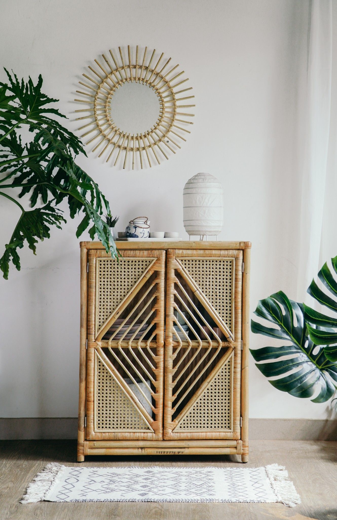  [NGỪNG SẢN XUẤT] Rattan Cupboard 