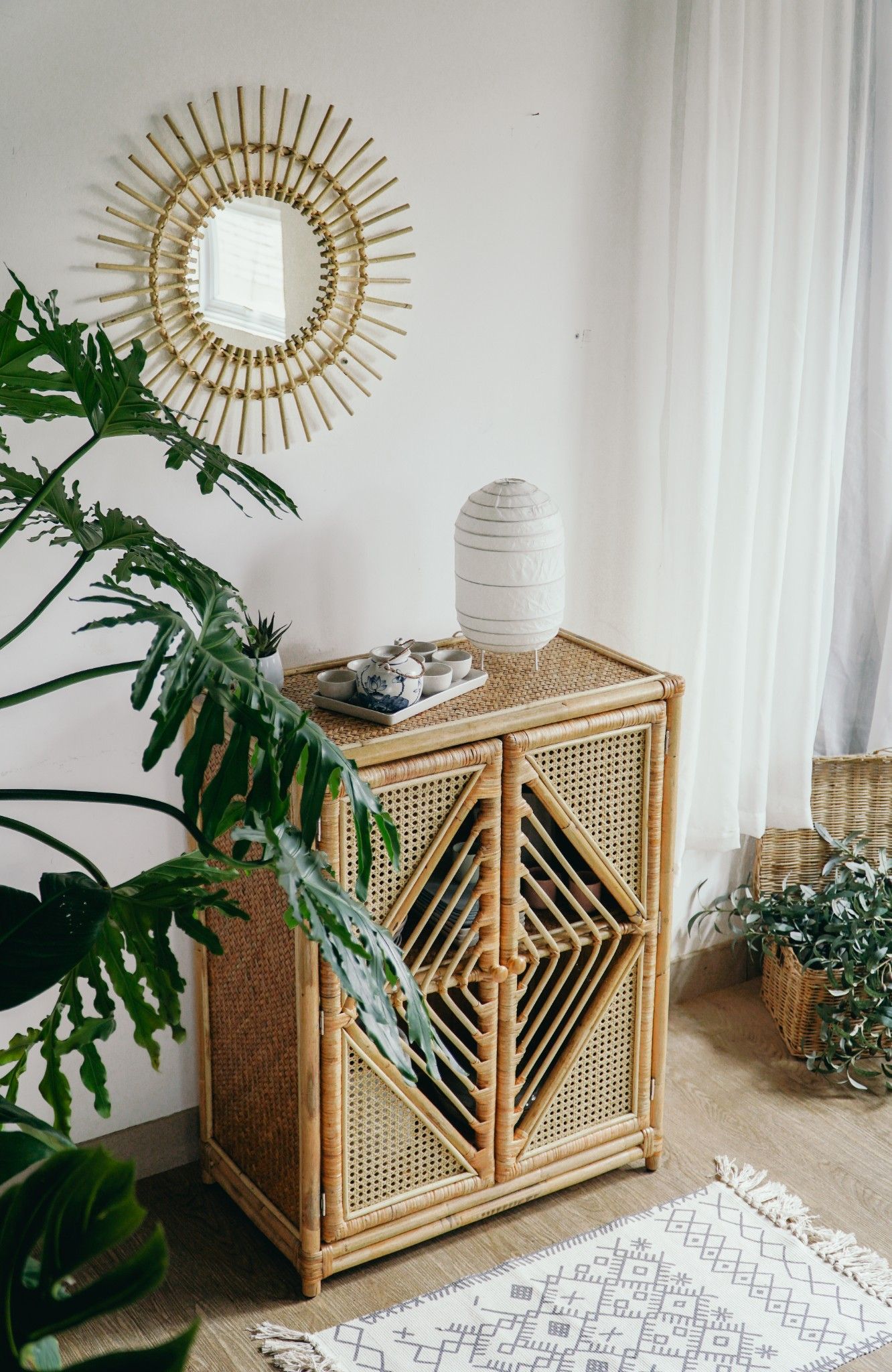  Rattan Cupboard 