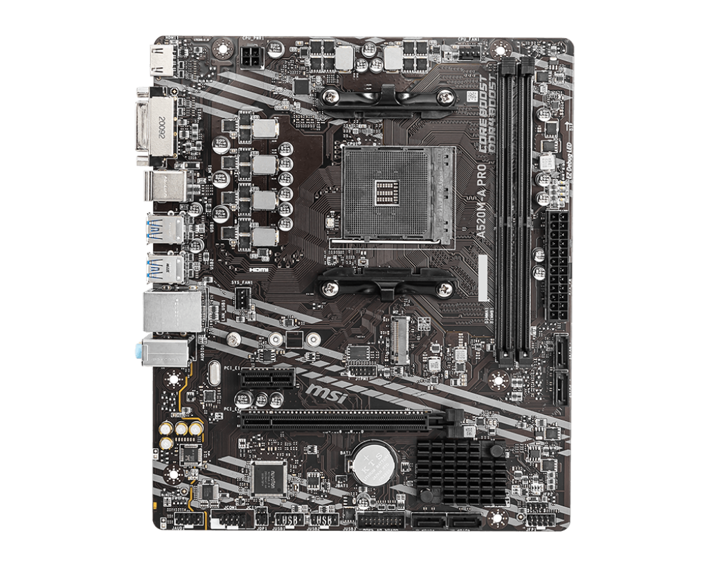 MAINBOARD MSI A520M-A PRO ( AM4 / m-ATX / 2xDDR4 )